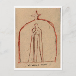 Cartão Postal Testemunhando Pensamentos.