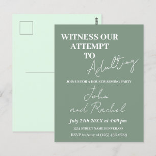 Cartão Postal Testemunhem nossa tentativa de adulterar o partido