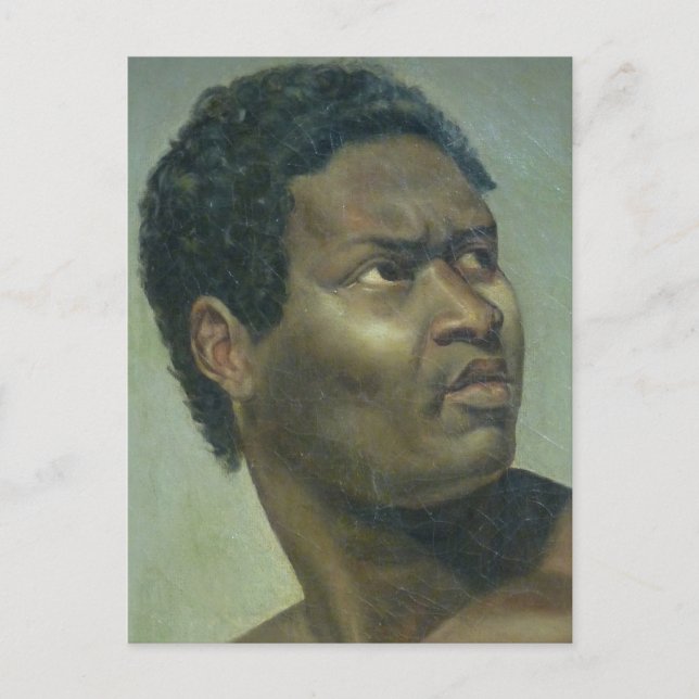 Cartão Postal Tête de Nègre (chefe de um negro) por Gros (Frente)