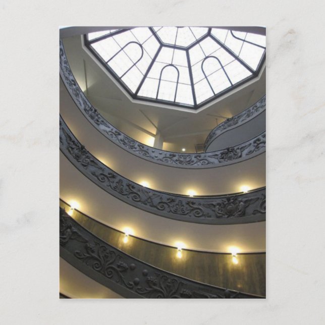 Cartão Postal Teto arquitetônico de Roma (Frente)