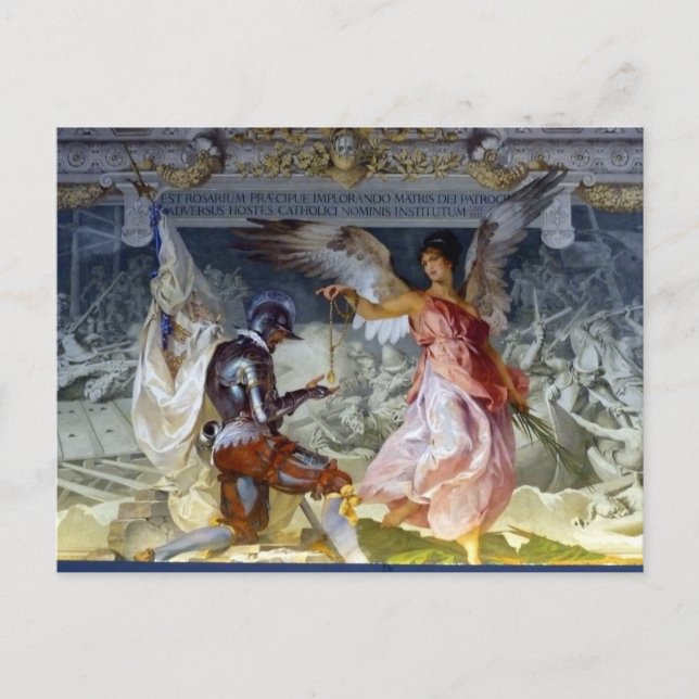 Cartão Postal Teto no Museu do Vaticano (Frente)