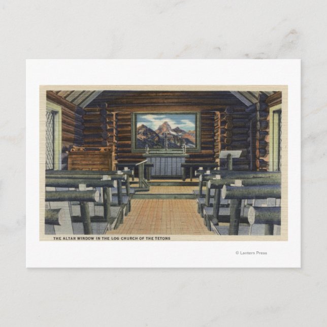 Cartão Postal Teton National Park, WY - A Alteração (Frente)