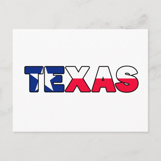 Cartão Postal Texas (Frente)