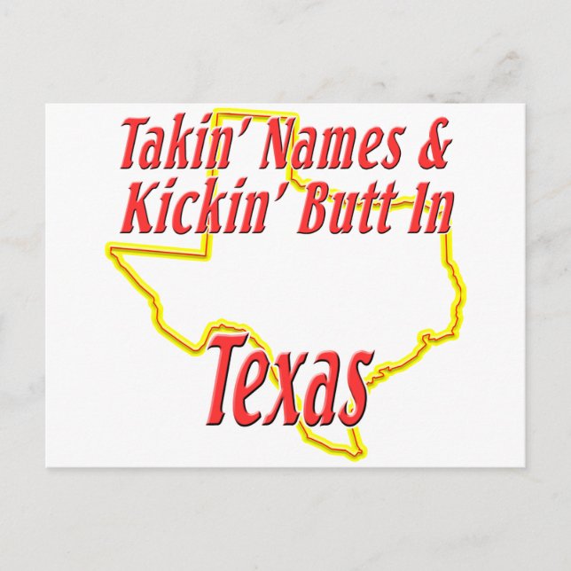 Cartão Postal Texas - Bumbum (Frente)