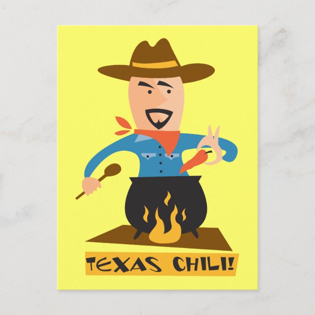 Cartão Postal Texas Chili (Frente)