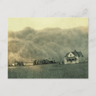 Cartão Postal Texas Dust Storm