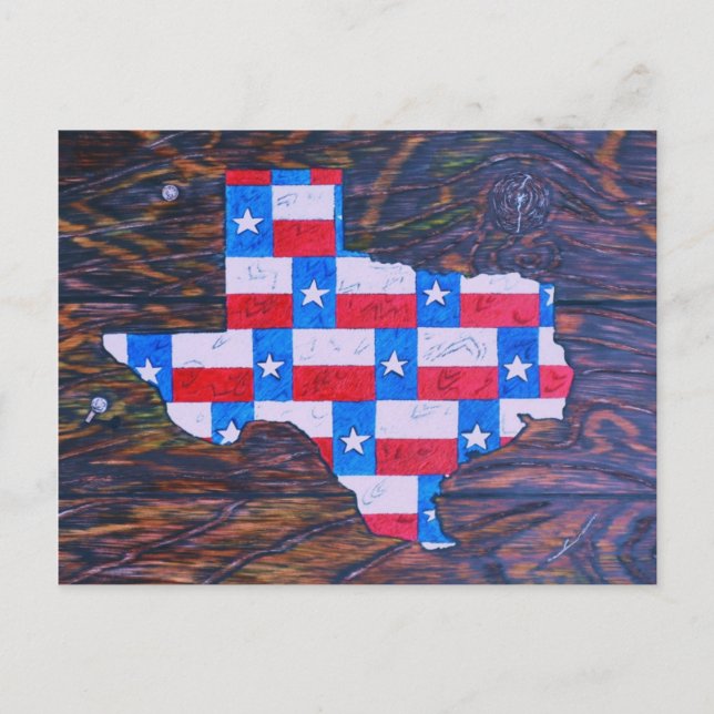 Cartão Postal Texas é grande (Frente)