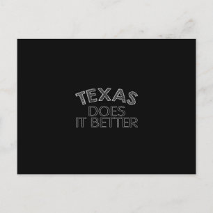 Cartão Postal Texas faz melhor