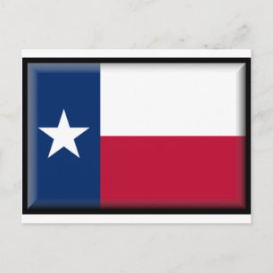 Cartão Postal Texas Flag
