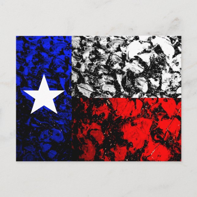Cartão Postal Texas Flag (Frente)