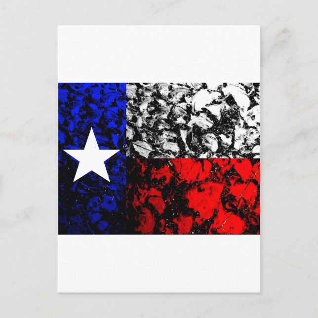 Cartão Postal Texas Flag (Frente)