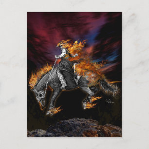 Cartão Postal Texas Ghost Rider