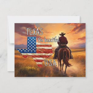 Cartão Postal TEXAS os belos EUA