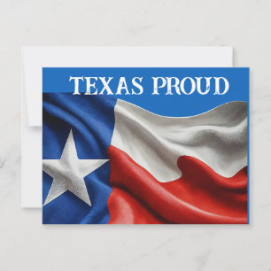 CARTÃO POSTAL TEXAS PROUD