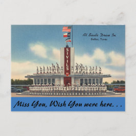 Cartão Postal Texas, Sivils Drive In, Dallas