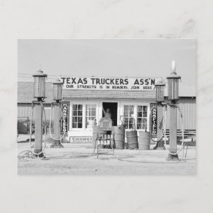 Cartão Postal Texas Truck Stop, 1939