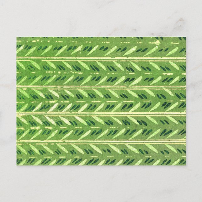 Cartão Postal Têxtil De Corte Japonês (Frente)