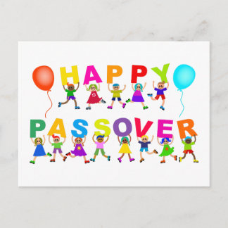 Cartão Postal Texto de Cartografia Gelada de Passover Feliz Text