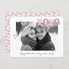 Cartão Postal Texto e Foto Personalizadas do Dia de os namorados