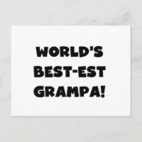 Texto Negro - Camisetas de vovô mais bonitas do mu