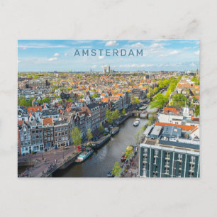 Cartão Postal Texto personalizado Amsterdã