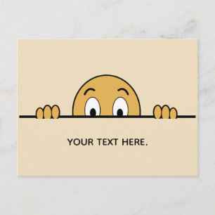 Cartão Postal Texto Personalizado de Cartografia Engraçado