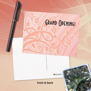 Cartão Postal Texto Personalizado de Espirais, Árvore de Pêsse