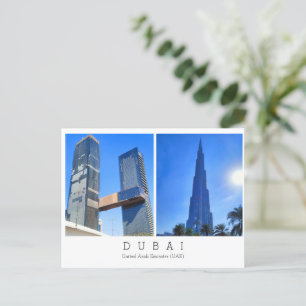 Cartão Postal Texto personalizado, Dubai, Emirados Árabes Unidos