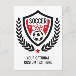 Cartão Postal Texto personalizado e cor Cartaz do logotipo