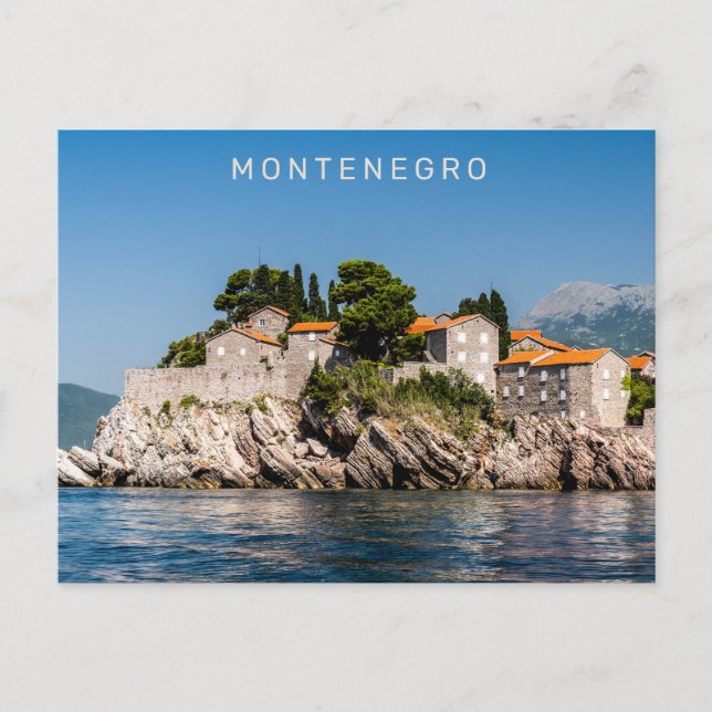 Cartão Postal Texto Personalizado Montenegro (Frente)