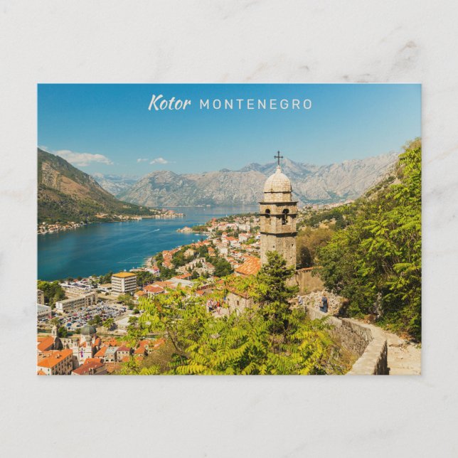 Cartão Postal Texto Personalizado Montenegro (Frente)
