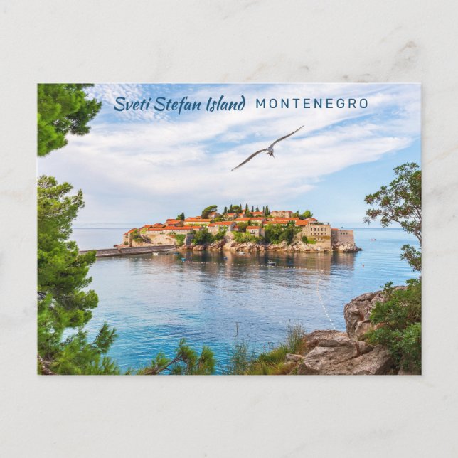 Cartão Postal Texto Personalizado Montenegro (Frente)