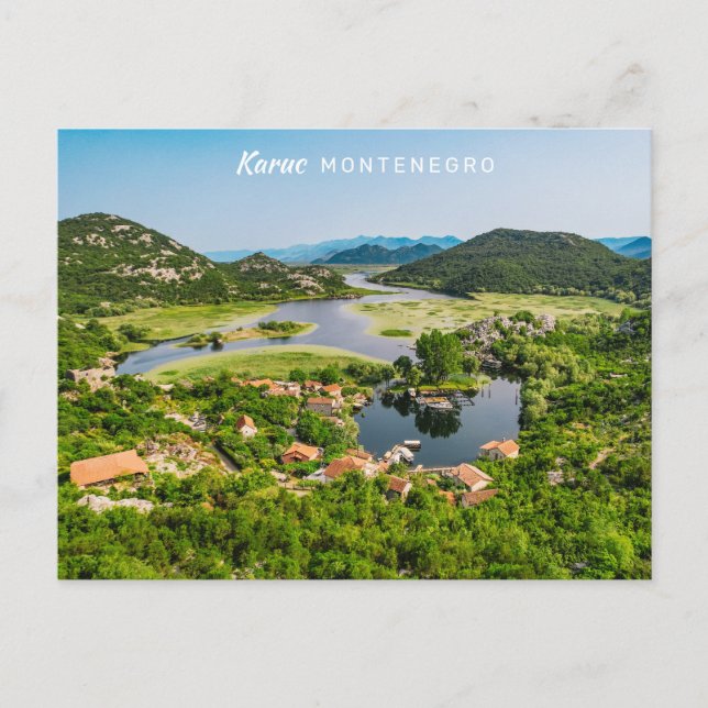 Cartão Postal Texto Personalizado Montenegro (Frente)