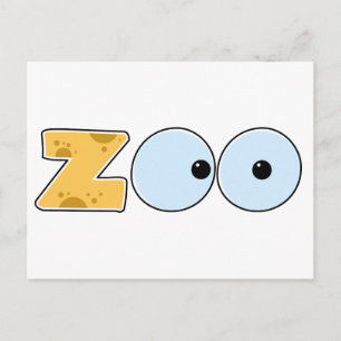 Cartão Postal Texto ZOOLÓGICO