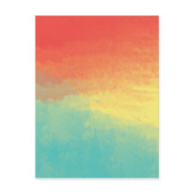 Textura de Cor de Água do Ombre - Teal, Amarelo, C