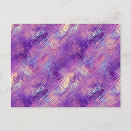 Cartão Postal Textura de Gel de Cristal Roxo Ametist