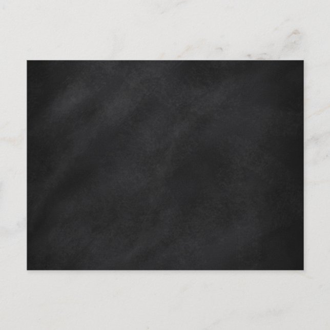 Cartão Postal Textura de quadro negro retrô (Frente)