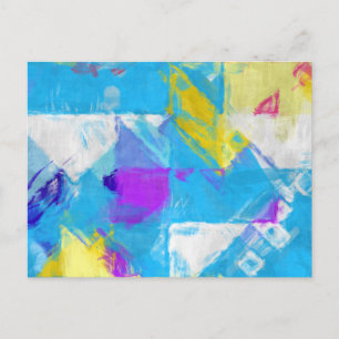 Cartão Postal Textura pintada