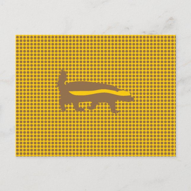 Cartão Postal texugo (Frente)