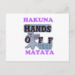 Cartão Postal TGIF Hakuna Matata Mãos De Cabeça Engraçada