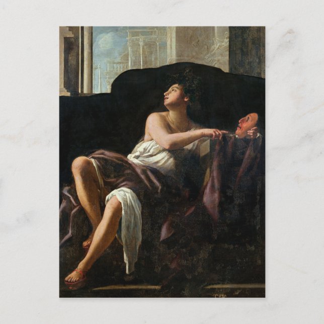 Cartão Postal Thalia, musa da comédia (Frente)