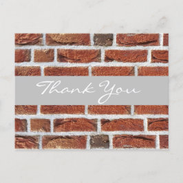 Cartão Postal Thank To new Customer.