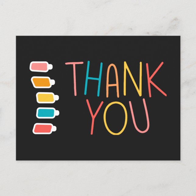 Cartão Postal Thank You For Your Referral 3 Chiropractic (Frente)