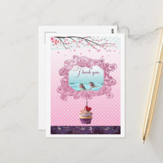 Cartão Postal Thank You Postcard
