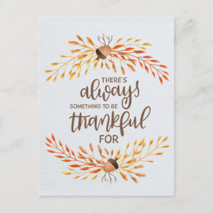 Cartão Postal Thanksgiving