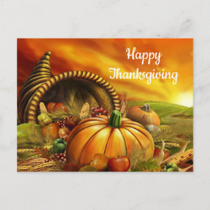 Cartão Postal Thanksgiving