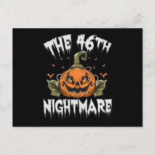 Cartão Postal The 46th Nightmare Funny Spokky Halloween Politics