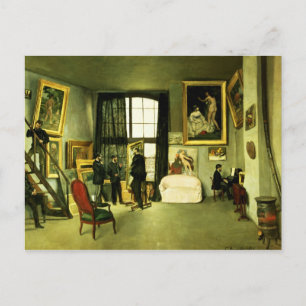 Cartão Postal The Artist's Studio, 1870