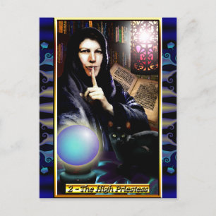 Cartão Postal The Banx Tarot High Priestess Postcard