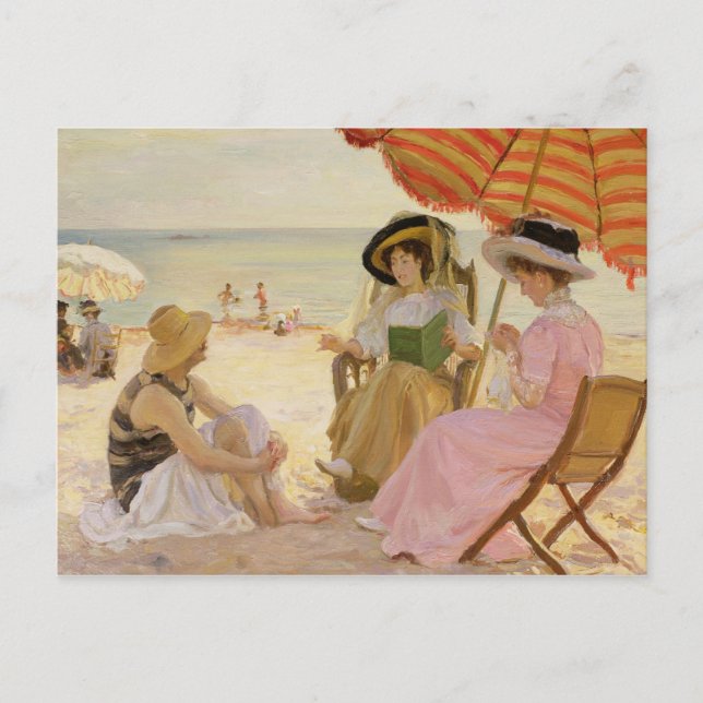 Cartão Postal The Beach, 1929 (Frente)